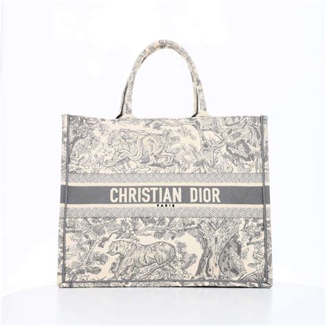 cabas dior gris